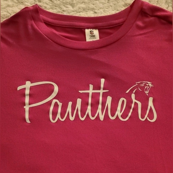 NWT NFL Carolina Panthers Football Tula Knit Short Sleeve Top - Picture 5 of 9